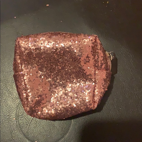 Tiny change bag Pink glitter - Picture 2 of 5
